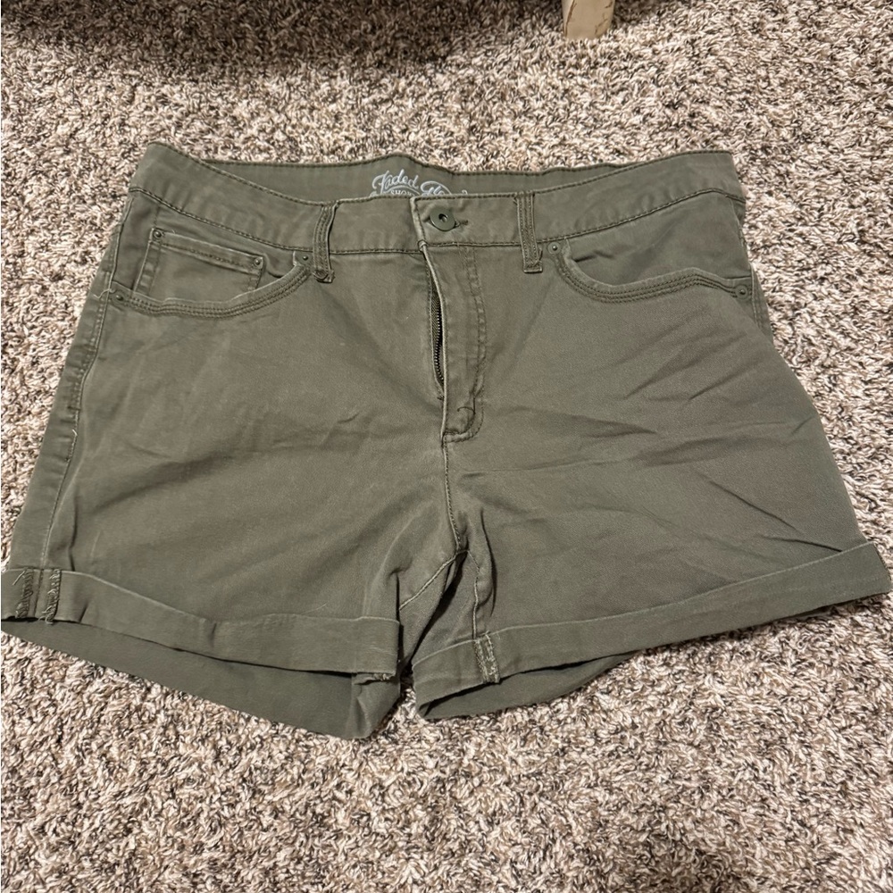 Army Green Shorts